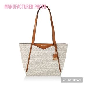 ✨NEVER WORN✨ MICHAEL KORS: Whitney Small Logo Tote Bag